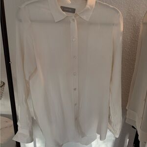Everlane Silk Button Down Top